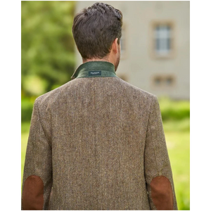 Wellington of Bilmore London Harris Tweed Bleiseri, Country Herringbone, logo