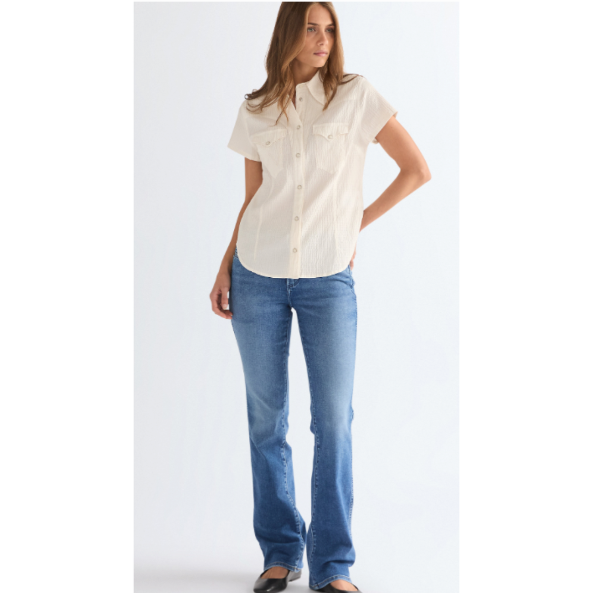 Wrangler Dallas Raven Bootcut naisten farkut