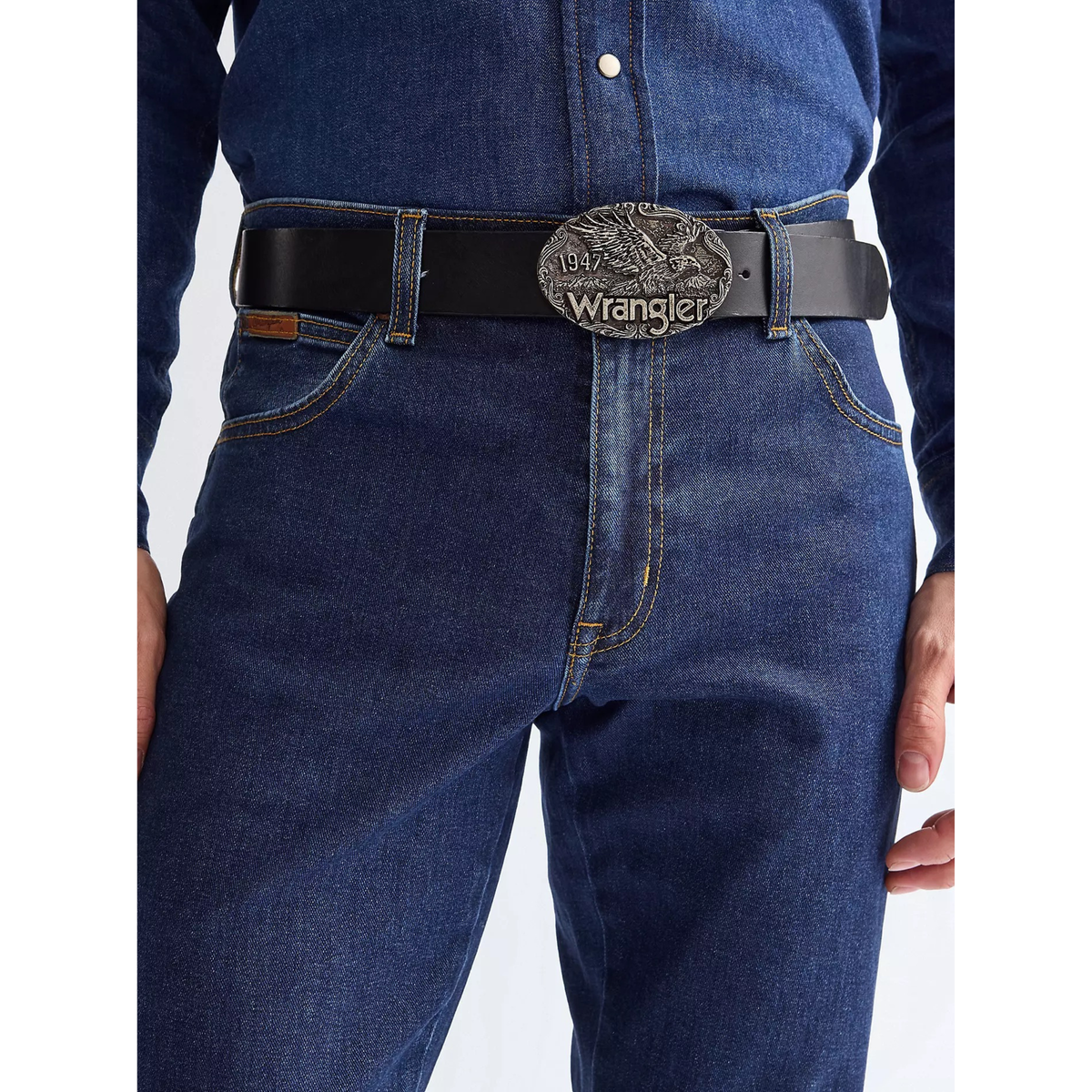 Wrangler Eagle Belt vyö, musta