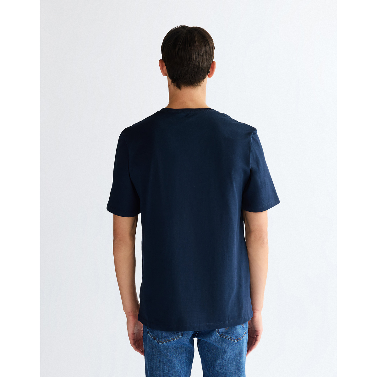 Wrangler Logo Tee Navy miesten t-paita