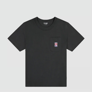 Wrangler Pocket Tee Faded Black miesten t-paita, musta