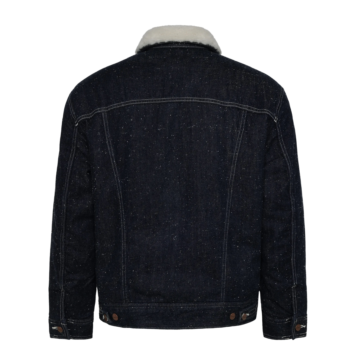 Wrangler Sherpa Anti Fit Jacket Night Sky miesten farkkutakki karvakauluksella