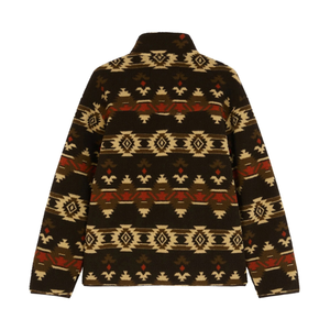 Wrangler Sherpa Fleece Jacket Aztec, ruskea