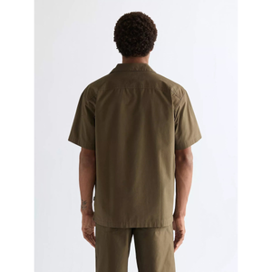 Wrangler SS Utility Shirt Wren lyhythihainen kauluspaita, ruskea