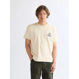 Wrangler Vintage Tee Almond Milk miesten t-paita, luonnonvalkoinen