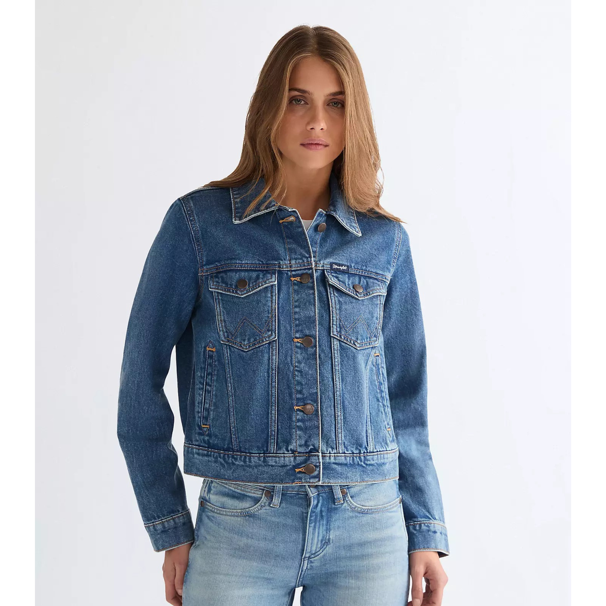 Wrangler Western Jacket Frontier Fade, naisten farkkutakki
